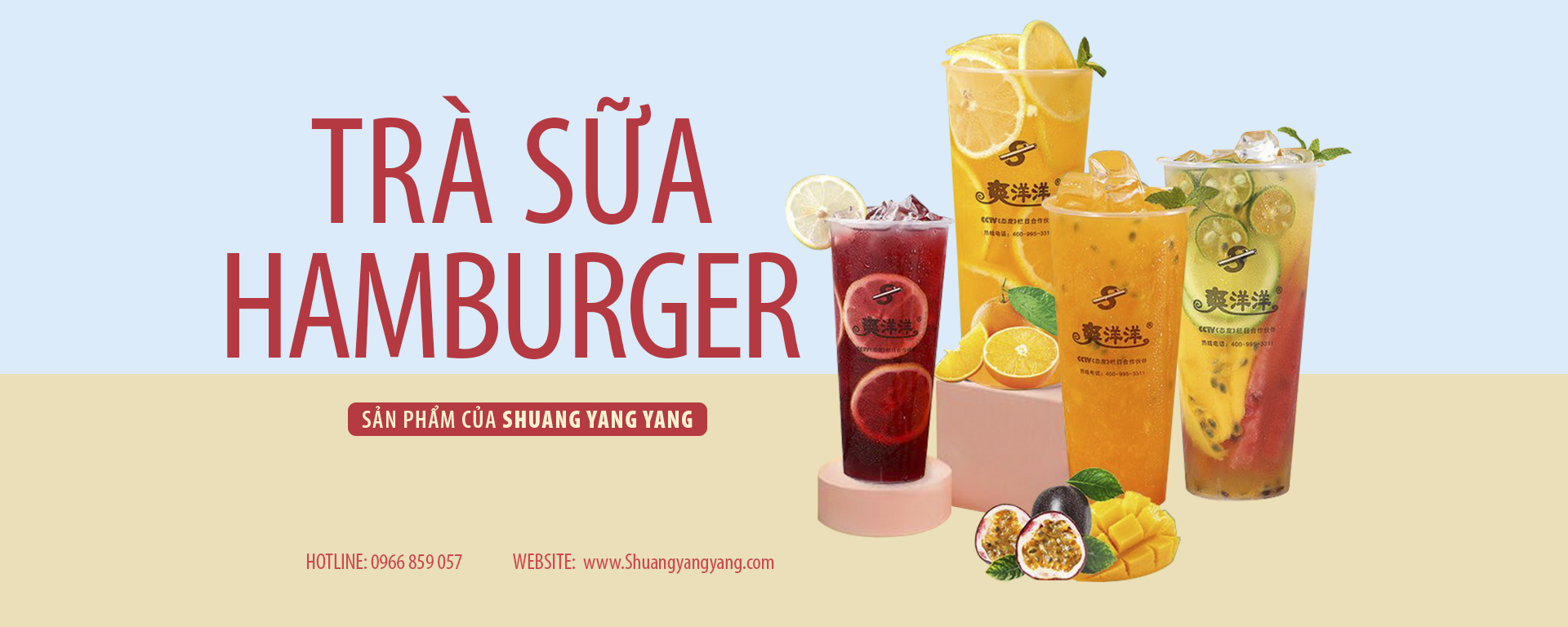 Shuangyangyang- thương hiệu trà sữa hamberger uy tín chất lượng