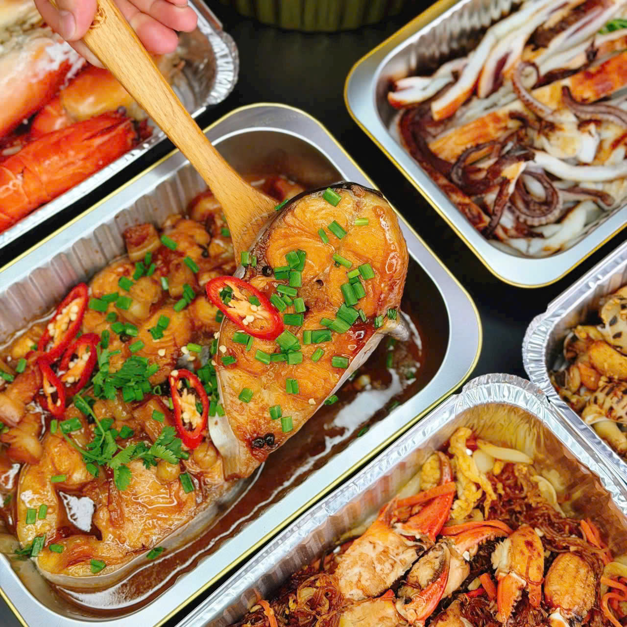 Hộp nhôm cho nhà hàng