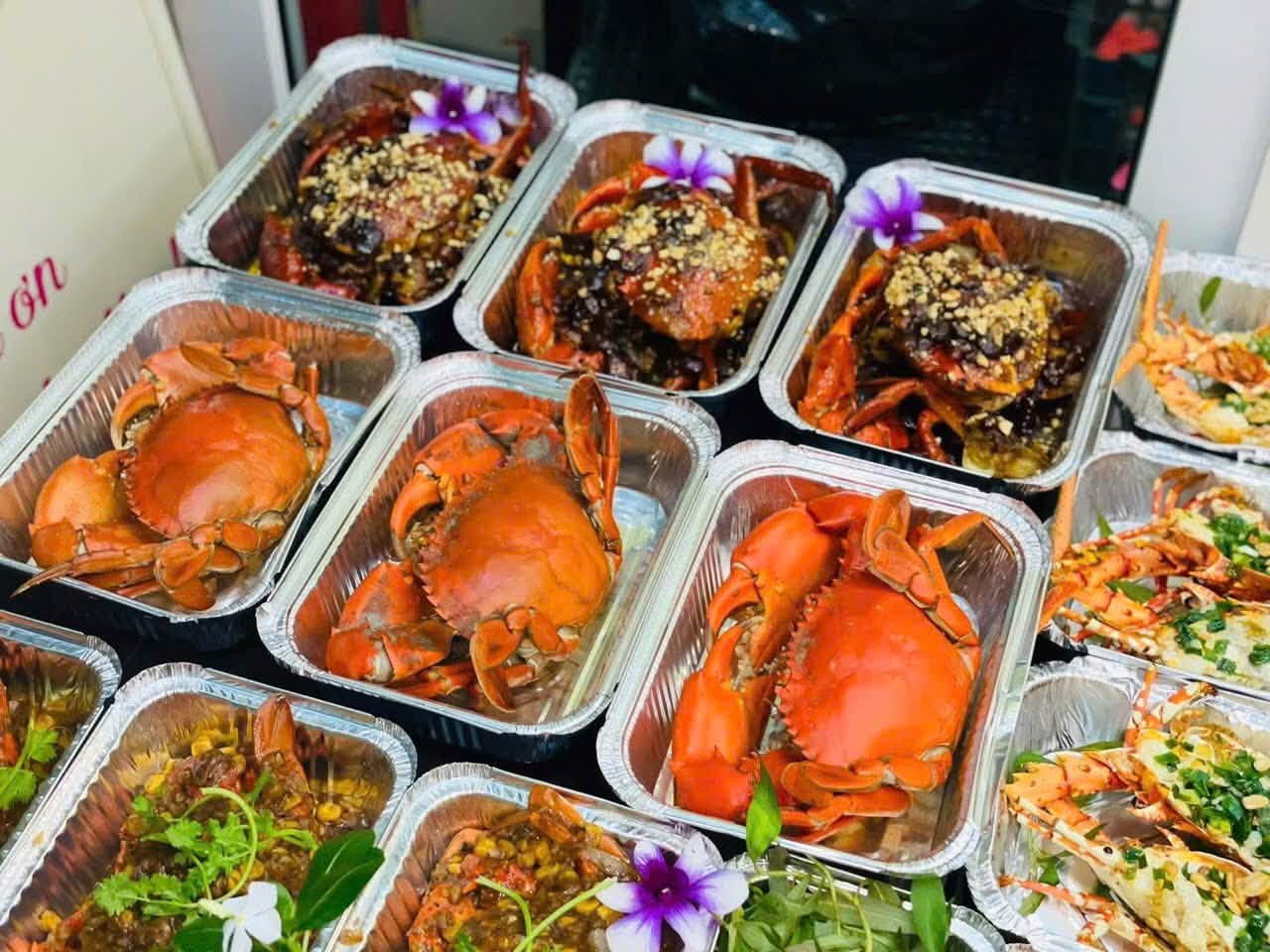 Hộp Nhôm 2000ml Đựng Cua