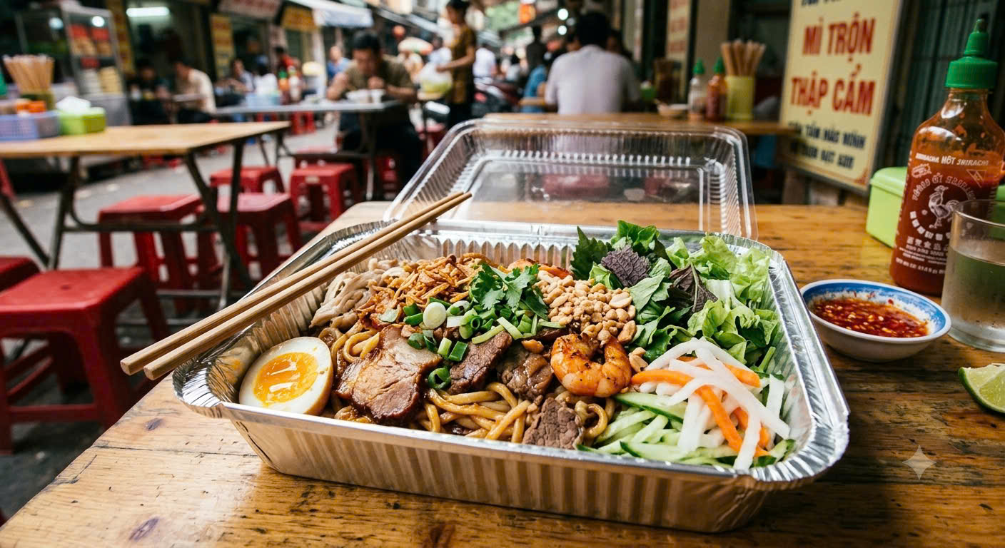 Hộp nhôm đựng mì trộn